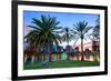 Orlando, Florida, USA Downtown Skyline at Eola Lake.-SeanPavonePhoto-Framed Photographic Print