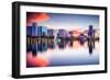 Orlando, Florida, USA Skyline at Eola Lake.-SeanPavonePhoto-Framed Photographic Print