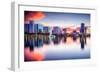 Orlando, Florida, USA Skyline at Eola Lake.-SeanPavonePhoto-Framed Photographic Print