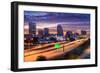 Orlando, Florida, USA Skyline over the Highway.-SeanPavonePhoto-Framed Photographic Print