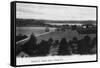 Orlando, Florida - View of Concord and Ivanhoe Lakes-Lantern Press-Framed Stretched Canvas