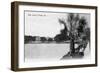 Orlando, Florida - View of Lake Lucerne from Shore-Lantern Press-Framed Art Print