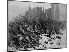 ' Orlando Furioso ' by Ludovico Ariosto-Gustave Dore-Mounted Giclee Print