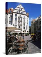 Orlando Haus Opposite Hofbraeuhaus, Munich, Bavaria, Germany-Yadid Levy-Stretched Canvas