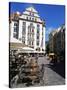 Orlando Haus Opposite Hofbraeuhaus, Munich, Bavaria, Germany-Yadid Levy-Stretched Canvas