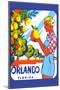Orlando, Lady with Grapefruit-null-Mounted Art Print