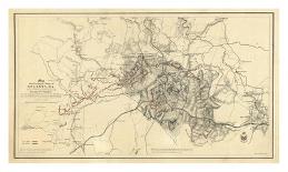 Civil War Map Illustrating the Siege of Atlanta, Georgia, c.1864-Orlando M^ Poe-Mounted Art Print