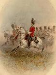 Heavy Cavalry at the Battle of Waterloo, 18th June 1815, 1870-Orlando Norie-Stretched Canvas