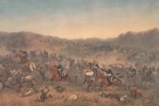Charge of the 17th - Duke of Cambridge's Own - Lancers at Ulundi, 4th July 1879, 1879-Orlando Norie-Stretched Canvas