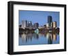 Orlando Skyline Across Lake Eola, Florida, USA-Walter Bibikow-Framed Photographic Print