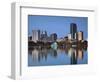 Orlando Skyline Across Lake Eola, Florida, USA-Walter Bibikow-Framed Photographic Print