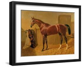 Orlando', Winner of the Derby in 1844-John Frederick Herring I-Framed Giclee Print