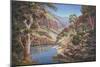 Ormiston Gorge-John Bradley-Mounted Giclee Print