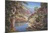 Ormiston Gorge-John Bradley-Mounted Giclee Print