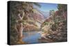 Ormiston Gorge-John Bradley-Stretched Canvas