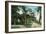 Ormond, Florida - Arbor View from Road-Lantern Press-Framed Art Print