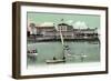 Ormond, Florida - Hotel Ormond Exterior View-Lantern Press-Framed Art Print