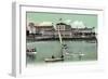 Ormond, Florida - Hotel Ormond Exterior View-Lantern Press-Framed Art Print