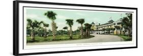 Ormond, Florida - Hotel Ormond Exterior View-Lantern Press-Framed Premium Giclee Print