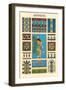 Ornament-Assyrian-Racinet-Framed Art Print