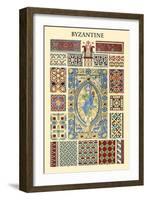 Ornament-Byzantine-Racinet-Framed Art Print