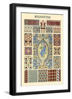 Ornament-Byzantine-Racinet-Framed Art Print