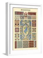 Ornament-Byzantine-Racinet-Framed Art Print