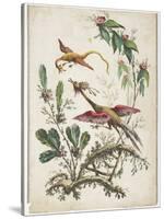 Ornament. Chinoiserie. Flowers and Birds., 1770-Jean Baptiste Pillement-Stretched Canvas