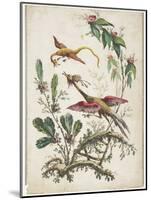 Ornament. Chinoiserie. Flowers and Birds., 1770-Jean Baptiste Pillement-Mounted Giclee Print