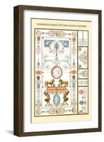 Ornament-Commencement of the XIXth Century-Racinet-Framed Art Print