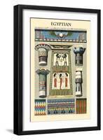 Ornament-Egyptian-Racinet-Framed Art Print