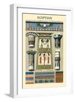 Ornament-Egyptian-Racinet-Framed Art Print