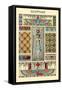 Ornament-Egyptian-Racinet-Framed Stretched Canvas