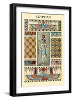 Ornament-Egyptian-Racinet-Framed Art Print