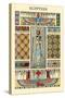 Ornament-Egyptian-Racinet-Stretched Canvas