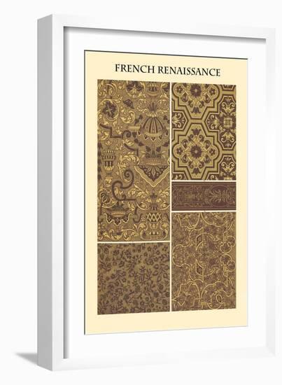 Ornament-French Renaissance-Racinet-Framed Art Print