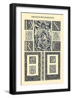 Ornament-French Renaissance-Racinet-Framed Art Print