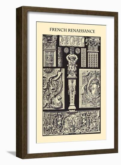 Ornament-French Renaissance-Racinet-Framed Art Print