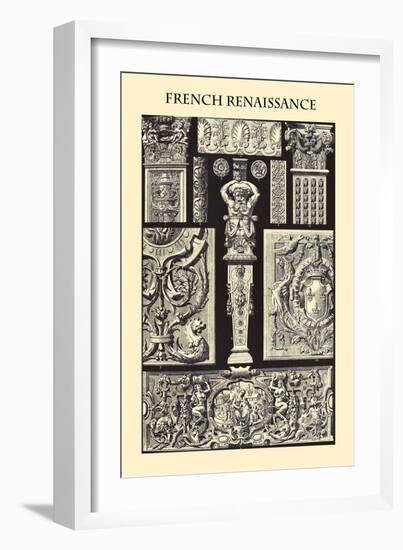 Ornament-French Renaissance-Racinet-Framed Art Print