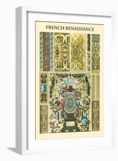 Ornament-French Renaissance-Racinet-Framed Art Print