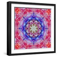 Ornament from Flower Photographs, Conceptual Layer Work-Alaya Gadeh-Framed Photographic Print