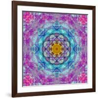 Ornament from Flower Photographs, Conceptual Layer Work-Alaya Gadeh-Framed Photographic Print