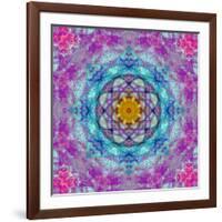 Ornament from Flower Photographs, Conceptual Layer Work-Alaya Gadeh-Framed Photographic Print