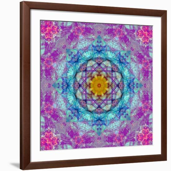 Ornament from Flower Photographs, Conceptual Layer Work-Alaya Gadeh-Framed Photographic Print