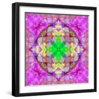 Ornament from Flower Photographs, Conceptual Layer Work-Alaya Gadeh-Framed Photographic Print