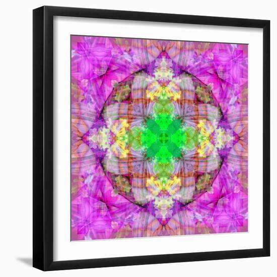 Ornament from Flower Photographs, Conceptual Layer Work-Alaya Gadeh-Framed Photographic Print