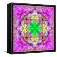 Ornament from Flower Photographs, Conceptual Layer Work-Alaya Gadeh-Framed Stretched Canvas