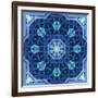 Ornament from Orchids in Blue Colors-Alaya Gadeh-Framed Photographic Print