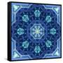 Ornament from Orchids in Blue Colors-Alaya Gadeh-Framed Stretched Canvas