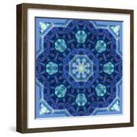 Ornament from Orchids in Blue Colors-Alaya Gadeh-Framed Photographic Print